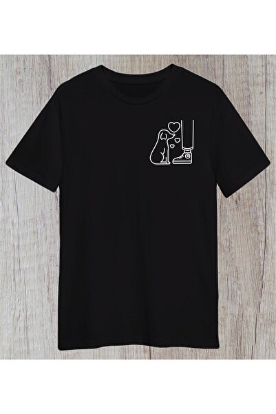 donamod Tricou obișnuit unisex proprietar de câine