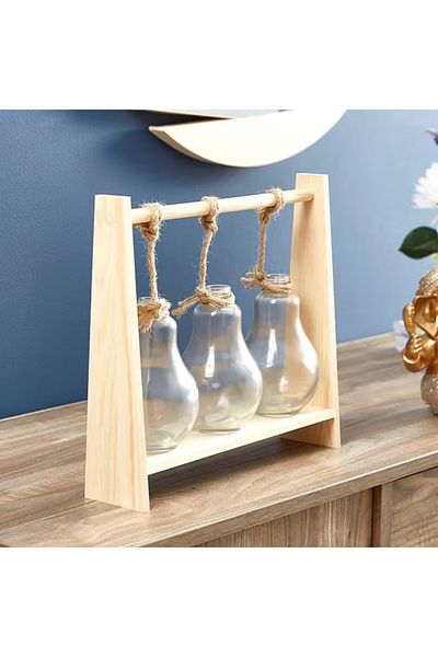 rexa 3-Piece Harold Glass Vase Set Clear 26cm