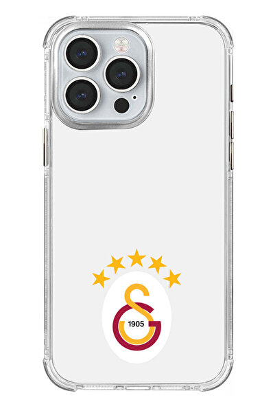 Galatasaray iPhone 15 Pro Max Uyumlu Galatasaray 5 Yıldız Arma Lisanslı Telef...