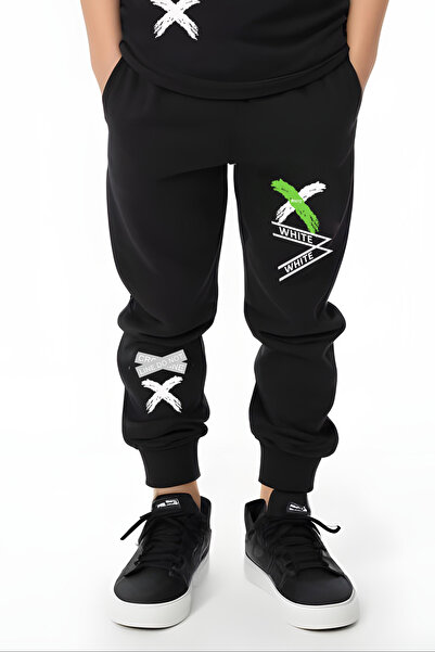 FYK KİDS Pánská tepláková souprava - Fosforová barva a potisk