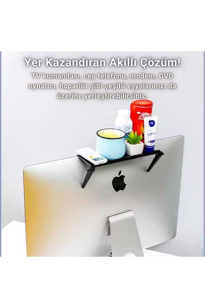 Polham Τηλεχειριστήριο τηλεόρασης 22x11 cm, μόντεμ, ράφι τηλεόρασης, οθόνη, ράφι οργάνωσης συμβατό με φορητό υπολογιστή