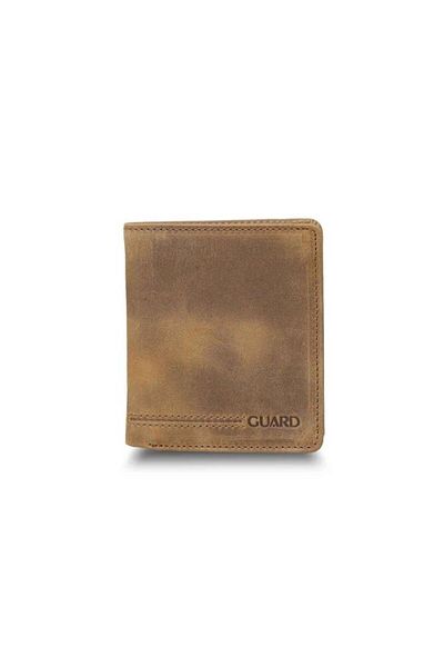 GUARD Tan Crazy Minimal Sports Leather Men's Wallet - Grd2403xw22485