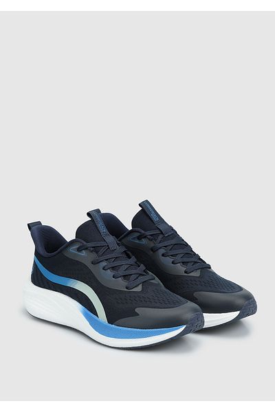lumberjack Bart Marineblauer Herren-Sneaker aus Leder