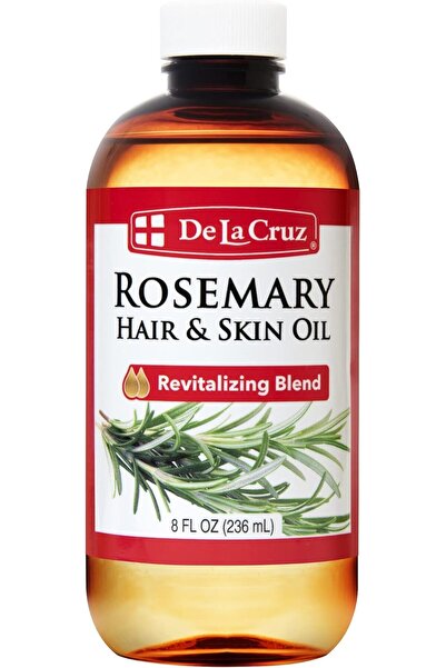 De La Cruz مزيج زيت إكليل الجبل من دي لا كروز للبشرة والشعر، (8 أونصة سائلة)
