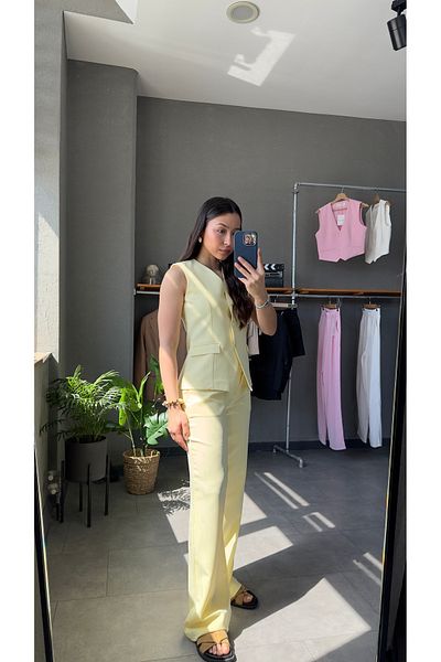 YOUR NAME Women's Vest & Pants Set