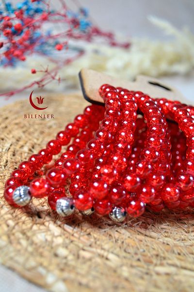 Bilenler Vibrant Colored Glass Bead Bracelet 12 Pieces – Stylish and Elegant Accessory Compatible with Any Wrist