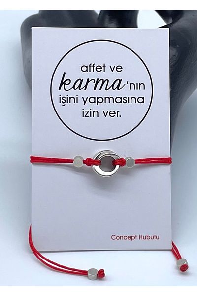 Concept HuBuTU Karma Philosophy Red Fate Rope Anklet