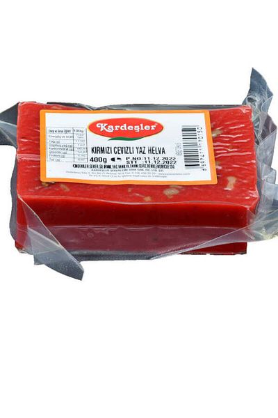 Kardeşler Şekerleme 400 g Brothers Red Summer Halva with Walnut