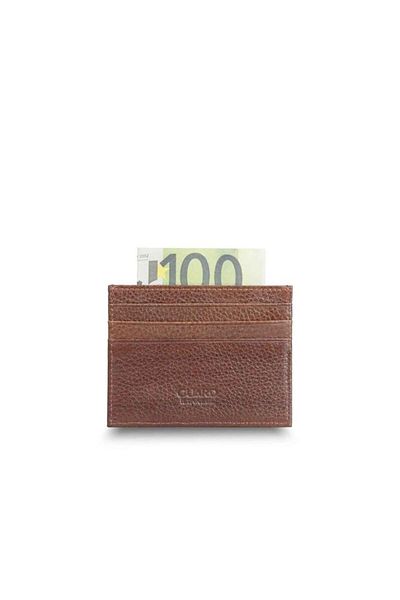 GUARD Tan Leather Card Holder - Grd2403xw22410