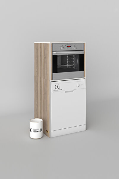Kenzlife Ankastre Fırın&Bulaşık Makinesi Dolabı Botan Crd 150*70*60 Çamaşır Makinesi