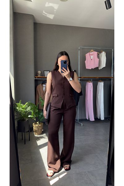 YOUR NAME Women's Vest & Pants Set