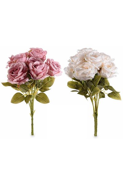 Decorer Set 2 Buchete Trandafiri Artificiali 44 Cm