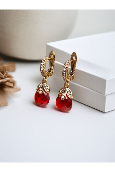 FAYRA ACCESSORIES أقراط عين القطة من حجر الزركون