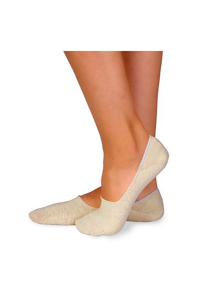 Pirin Hill Ecru Linen and Cotton Insole Socks