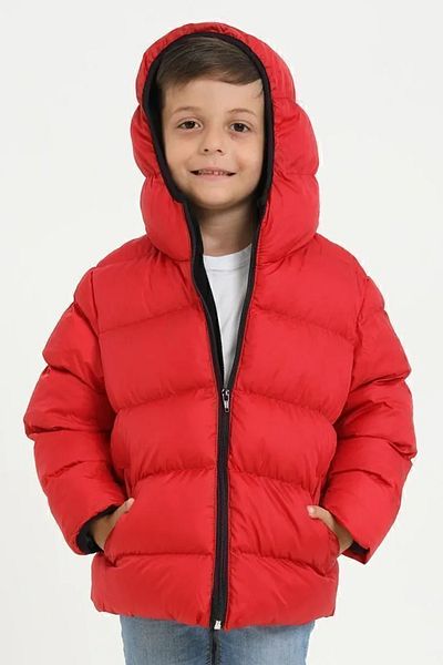 freemen Red Boy's Jacket - Fleece, Pocket and Wind Resistant