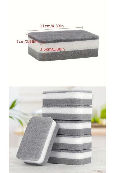 TMO Double Sided Dish Washing Sponge 5 Pcs