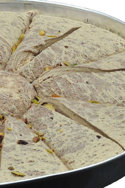 Kardeşler Şekerleme 4 kg Brothers Tahini Halva Tray with Cocoa