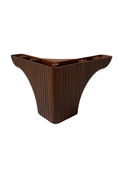 Moda Power MODA Damla 10 Cm Ceviz Mobilya Baza Koltuk Çekyat Puf Ayak Kanepe Ayağı (4 Adet)