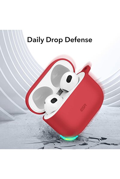 ESR Protective case for AirPods 3 2021 Esr, silicone, red