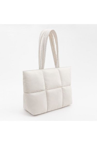 Comfyable Puffy Laptop/Tablet Tote Bag with Water Resistant Strap