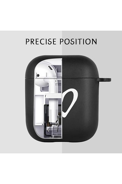 Newseego Protective case for Airpods 1&2 Newseego, TPU/metal, black/white/silver