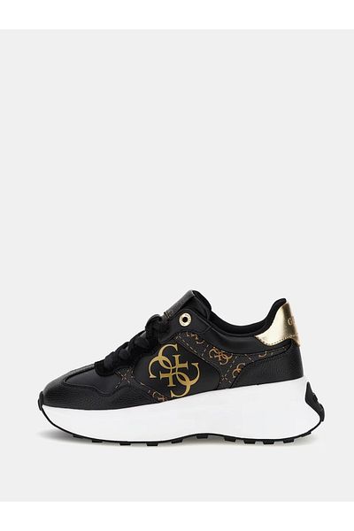 Guess Luckeı női fekete tornacipő Flplucfal12-blkbr