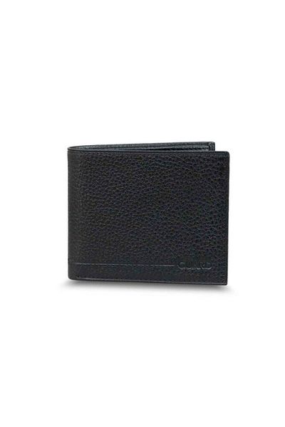 GUARD Black Double Pisot Horizontal Leather Men's Wallet - Grd2403Xw22313
