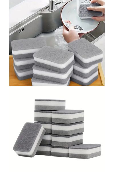 TMO Double Sided Dish Washing Sponge 5 Pcs