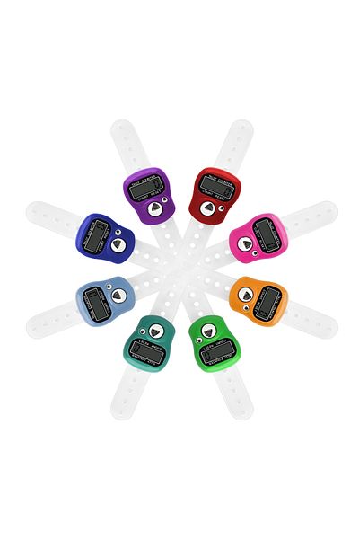 rexa Tasbeeh Ring Tally Counter Red/white