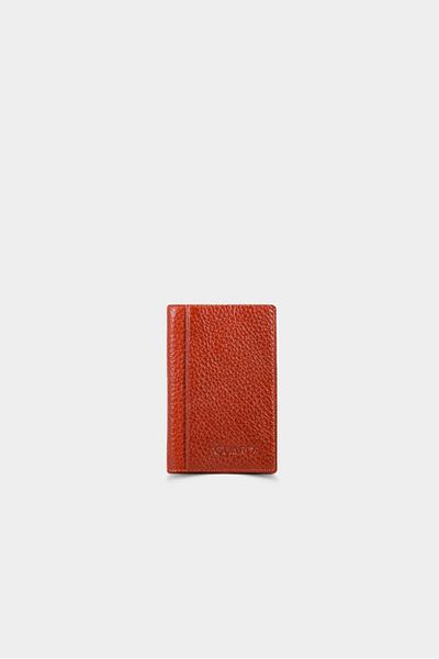 GUARD Tan Leather Card Holder - Grd2403xw22227