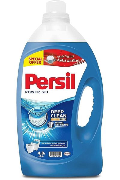 Persil Persil Power Gel Liquid Laundry Detergent, With Deep Clean Technology, 4.8L