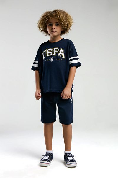 U.S. Polo Assn. U.S. Polo Assn Licensed Sim Navy Boys Bermuda Suit