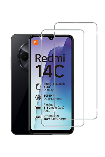 Genel Markalar Redmi 14C Kırılmaz Cam Temperli Ekran Koruyucu