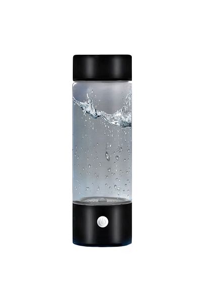 OEM Generator portabil de apă cu hidrogen Antosmart, 420 ml, Pem/spe, USB, cutie cadou premium, negru