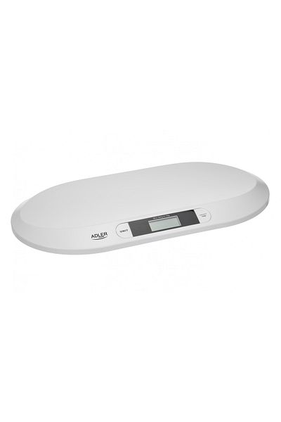 adler Cântare pentru copii și bebeluși, până la 20 kg, alb