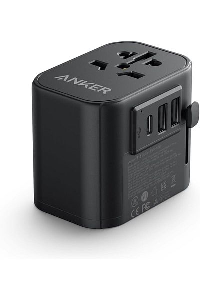 Anker Anker PowerExtend 3-Port Travel Adapter (1)W USB-C / 2X USB-A (30