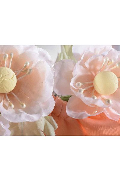 Decorer Set 2 Crengute Peonia Artificiala 34 Cm