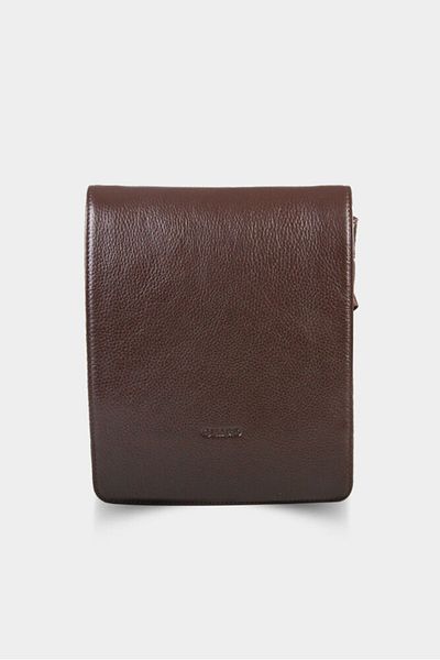 GUARD Brown Leather Shoulder Strap Bag - Grd2403xw22231