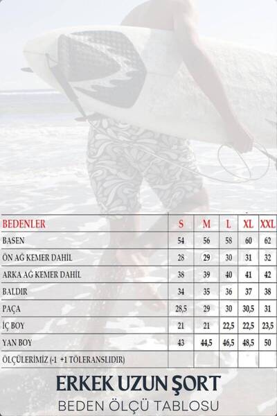 Miami Beach Ψηφιακά εμπριμέ ανδρικά σορτς παραλίας μαγιό με μακρύ μοντέλο Water Repellent - 130-μαύρο