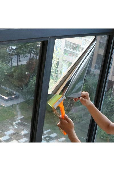 Silver Folie De Geam Pentru Protectie Solara 35 Interior (4 M X 1.52 M)