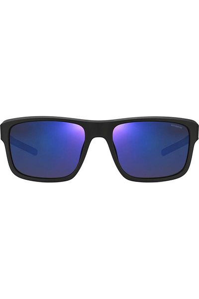 Polaroid Ochelari de soare polarizați pentru bărbați Pld 3018/s Dl5/jy, plastic, negru, 55 mm