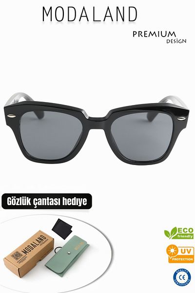 ModaLand Dulcet Black Uv400 Men's & Women's Sunglasses