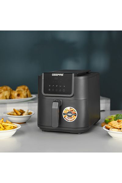 Geepas Geepas Digital Air Fryer- GAF37534| 8 L Capacity with VORTEX Air Frying Technology