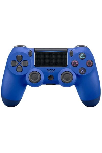MACVI Controller Wireless Macvi® Doubleshock 4 pentru PS4, PS TV, PS Now, Albastru cu Vibratii