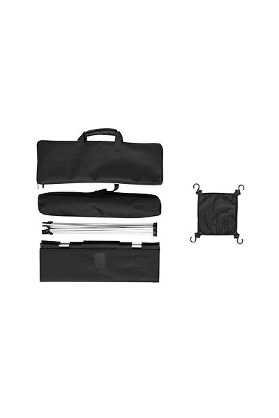 Technaxx Tx-251 Solar-powered Camping Table, 20w, Foldable, 60.8x40.5x42 Cm, 1xusb-a, 1xusb-c, Black