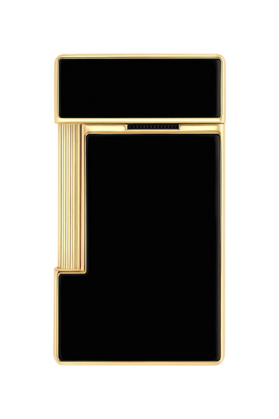 S.T. Dupont Lacquered Slimmy Siyah Puro Çakmağı 28222