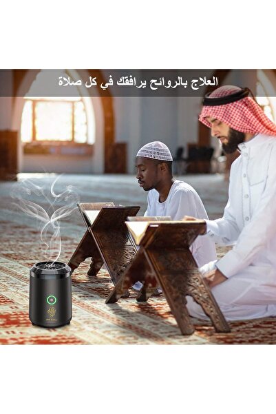 Generic New Rechargeable Incense Burner with USB Type-C Port, Black