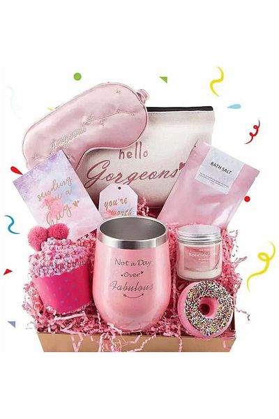 Generic Luxurious Valentine's Day Spa Gift Set for Women – Scented Candles & Bath Bombs, Relaxing Bubble B
