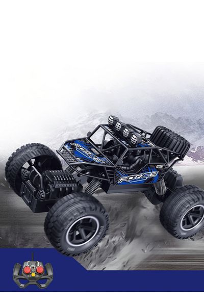 Little Trends 1:16 Scale Remote Control Climbing Car High-Speed Off-Road RC Truck for Kids – 4WD Shock Absorbers