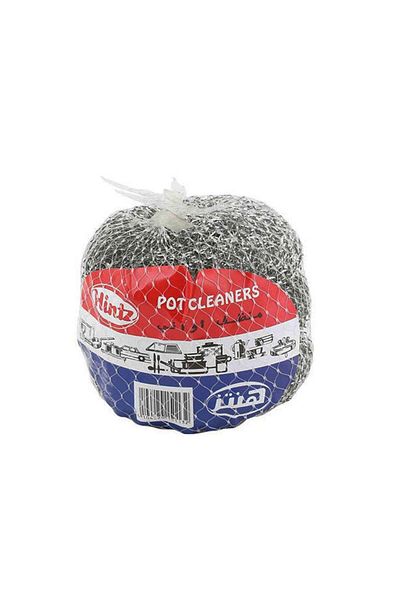 Generic منظف أطباق فولاذي أسود 3 قطع